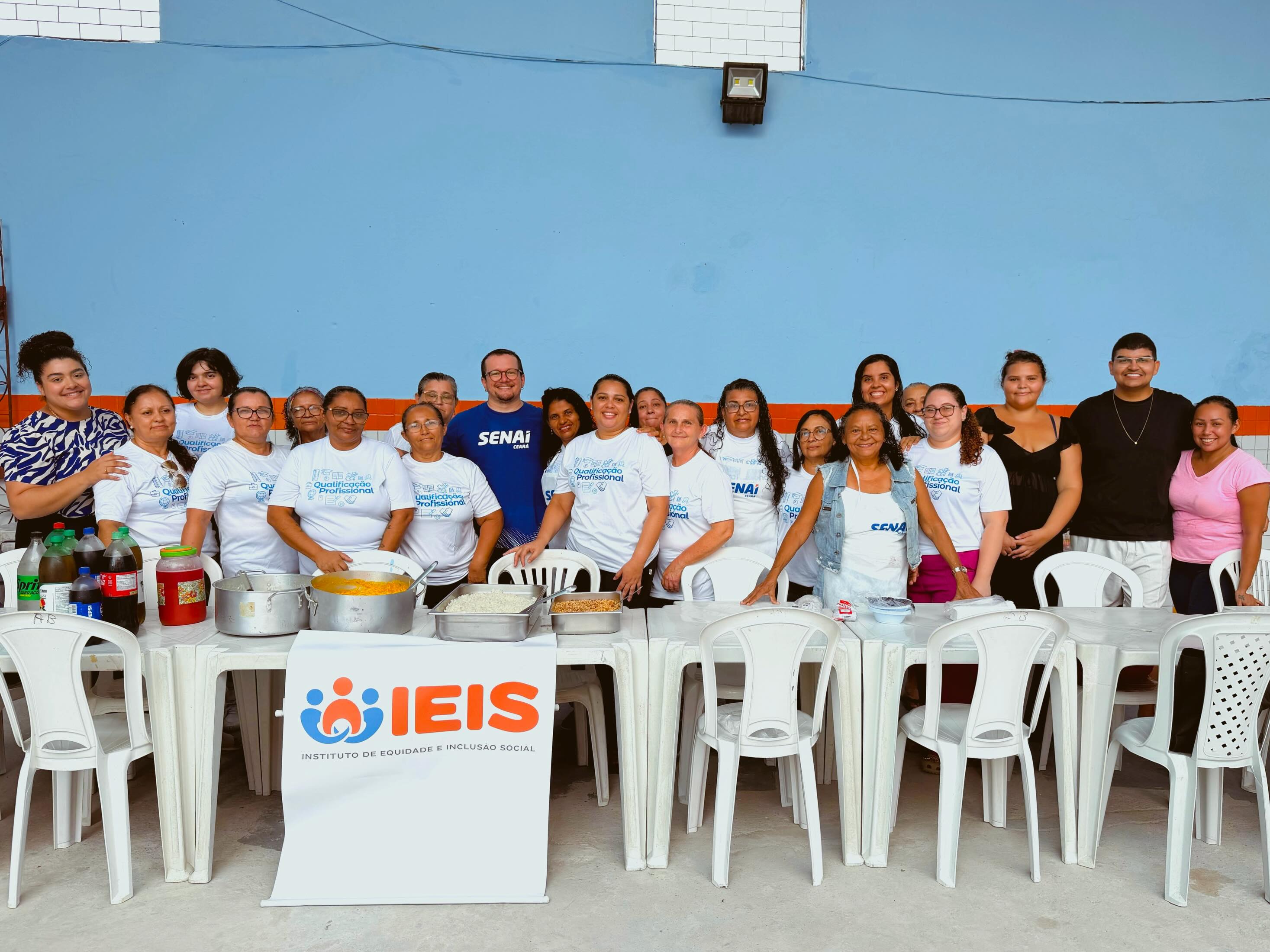 Participantes reunidos no encerramento do curso de Comida de Boteco